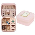 thumbnail image 1 of 26 Letters Jewelry Display Storage Box, Flannel Organizer Tray for Earrings, Rings, Bracelets, and Watches, Compact Travel Case, 1 of 3
