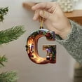 thumbnail image 1 of 26 Letters Nativity Christmas Tree Decoration Pendant Christmas Tree Ornaments Personalized DIY Christmas Ornaments Christmas Decoration Xmas Tree Hanging Decor, 1 of 7