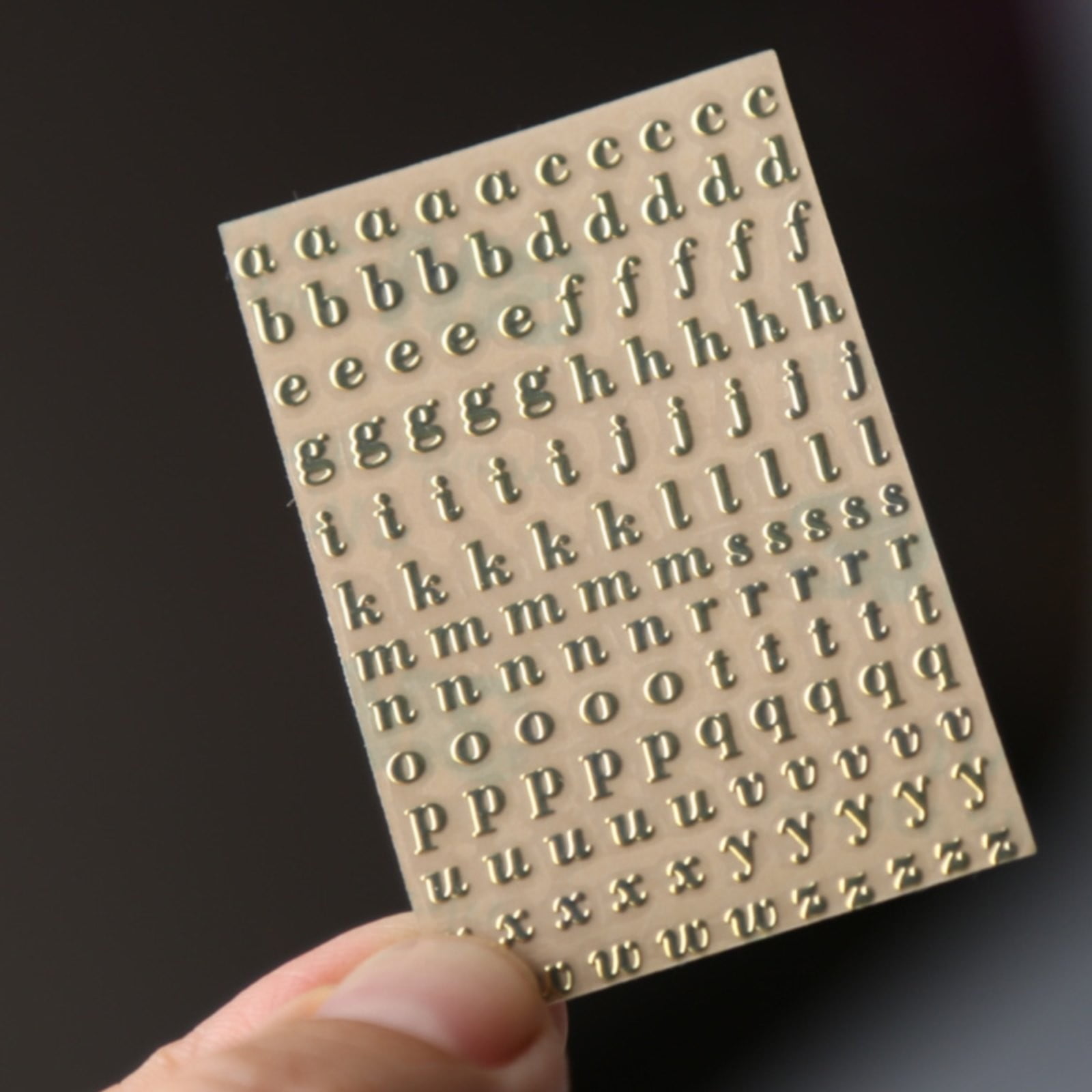 26 Letters With Number Sticker Gd2 5Pcs Mini Letter Numbers Metal ...