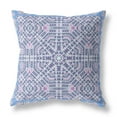 thumbnail image 1 of 26â€ Lilac Blue Geostar Indoor Outdoor Throw Pillow, 1 of 4