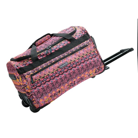 26" MULTI-POCKETS ROLLING DUFFEL BAG-GEOMETRY