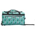 thumbnail image 1 of 26" MULTI-POCKETS ROLLING DUFFEL BAG-PINEAPPLE, 1 of 4