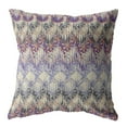 thumbnail image 1 of 26â€ Magenta Cream Hatch Indoor Outdoor Zippered Throw Pillow, 1 of 4