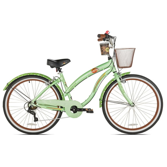 26" Margaritaville Ladies Coast is Clear Cruiser Bike, Mint