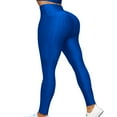 thumbnail image 1 of 26"Neon Blue leggings for women,M, 1 of 3