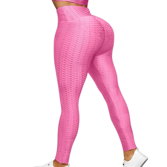 26"Neon Pink leggings for women