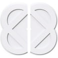 thumbnail image 1 of 26"OD x 1"ID x 10 1/4"C x 1"P Charlotte Architectural Grade PVC Contemporary Ceiling Medallion, Two Piece, 1 of 11