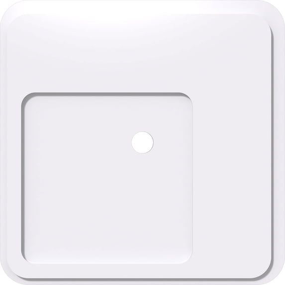 26"OD x 2"ID x 9"C x 1"P Lucan Architectural Grade PVC Contemporary Ceiling Medallion