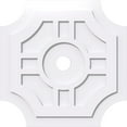 thumbnail image 1 of 26"OD x 3"ID x 8 1/2"C x 1"P Haus Architectural Grade PVC Contemporary Ceiling Medallion, 1 of 11