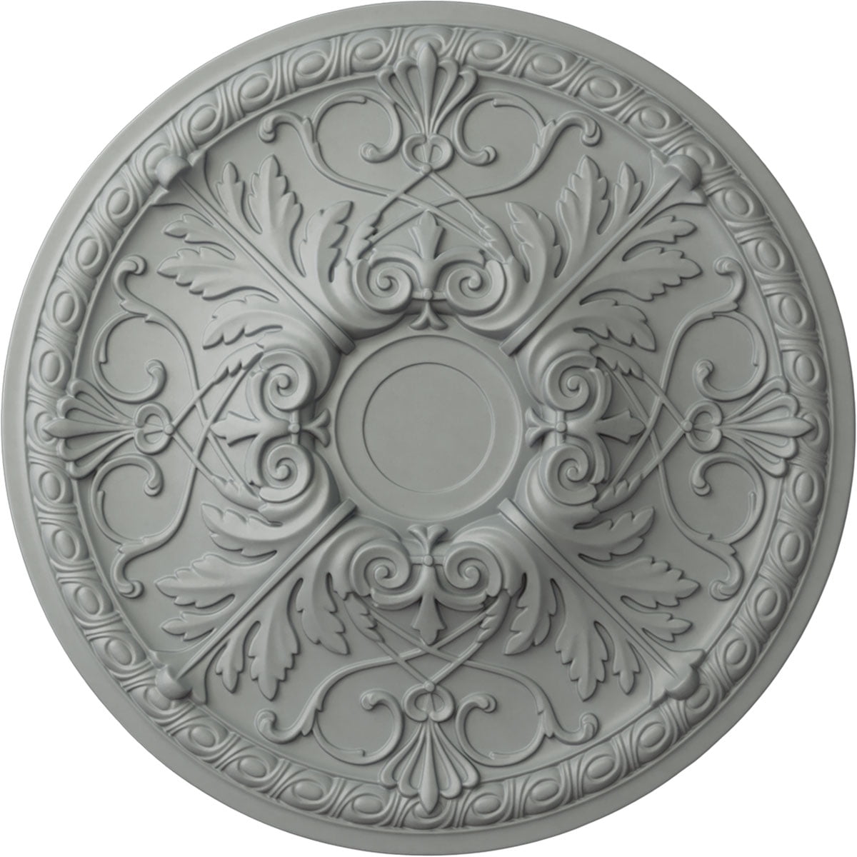 Primed Gray 26" Urethane Tristan Ceiling Medallion
