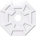 thumbnail image 1 of 26"OD x 5"ID x 9"C x 1"P Logan Architectural Grade PVC Contemporary Ceiling Medallion, 1 of 11