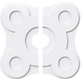 thumbnail image 1 of 26"OD x 5"ID x 9"C x 1"P Luna Architectural Grade PVC Contemporary Ceiling Medallion, Two Piece, 1 of 11