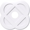 thumbnail image 1 of 26"OD x 6"ID x 10 1/4"C x 1"P Charlotte Architectural Grade PVC Contemporary Ceiling Medallion, 1 of 11