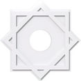 thumbnail image 1 of 26"OD x 7"ID x 14 1/4"C x 1"P Axel Architectural Grade PVC Contemporary Ceiling Medallion, 1 of 11
