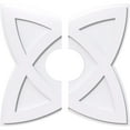 thumbnail image 1 of 26"OD x 7"ID x 9 3/4"C x 1"P Cosmo Architectural Grade PVC Contemporary Ceiling Medallion, Two Piece, 1 of 11