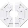 thumbnail image 1 of 26"OD x 7"ID x 9"C x 1"P Logan Architectural Grade PVC Contemporary Ceiling Medallion, Two Piece, 1 of 11