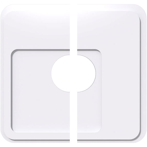 26"OD x 7"ID x 9"C x 1"P Lucan Architectural Grade PVC Contemporary Ceiling Medallion, Two Piece