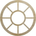 thumbnail image 1 of 26"OD x 9 1/2"ID x 1/4"T Grace Wood Fretwork Pierced Ceiling Medallion, Birch, 1 of 3