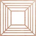 thumbnail image 1 of 26"OD x 9 1/2"ID x 3/8"T Raven Wood Fretwork Pierced Ceiling Medallion, Cherry, 1 of 3