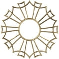 thumbnail image 1 of 26"OD x 9 1/8"ID x 3/4"P Augustus Architectural Grade PVC Pierced Ceiling Medallion, Antiqued Brass, 1 of 11