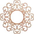 thumbnail image 1 of 26"OD x 9 7/8"ID x 1/4"T Reims Wood Fretwork Pierced Ceiling Medallion, Cherry, 1 of 3