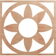 thumbnail image 1 of 26"OD x 9"ID x 3/8"T Blume Wood Fretwork Pierced Ceiling Medallion, Cherry, 1 of 3