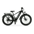 thumbnail image 1 of Ozark Trail 26" M.3 Ranger+ Electric Fat Tire Bike, 48V, Class 2, Black, Fits Riders 5'2" - 6'1", Adult, Unisex, 1 of 11
