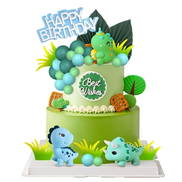 4pcs Dinosaur Cake Toppers Dinosaur Cake Decorations Dinosaur Figures