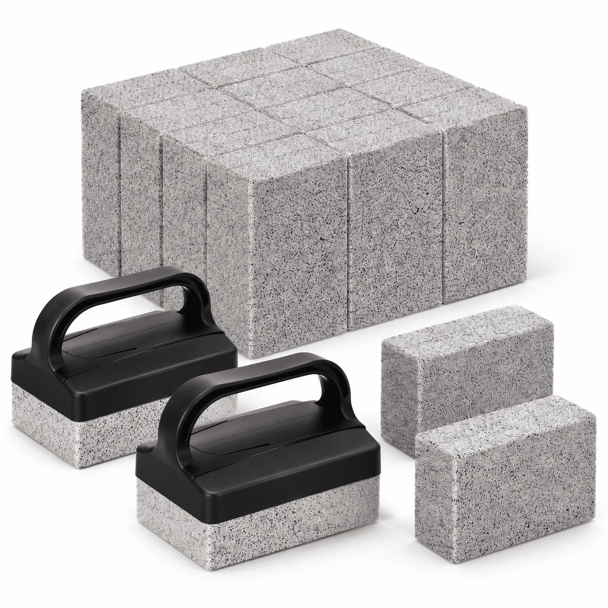 26 Pack Grill Cleaning Pumice Stones with Handles for BBQ Flat Top ...