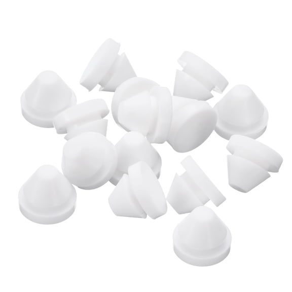 26 Pack Silicone Hole Plug, Black Rubber Round Hole Plugs Fit for Bottle Pipes 6.5-7mm Inner Diameter