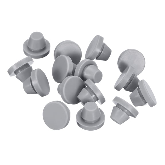 26 Pack Silicone Hole Plug, Clear Rubber Round Hole Plugs Fit for Bottle Pipes 6.5-7mm Inner Diameter