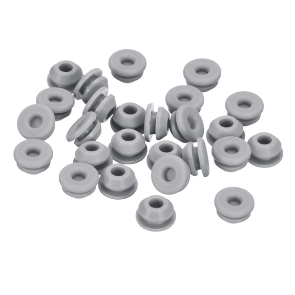 26 Pack Silicone Hole Plug, Clear Rubber Round Hole Plugs Fit for Bottle Pipes 8-8.5mm Inner Diameter