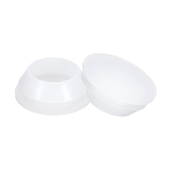 26 Pack Silicone Hole Plug, White Rubber Round Hole Plugs Fit for Bottle Pipes 14-15mm Inner Diameter