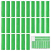 26 Pcs Aligner Chewies with Carrying Case, Soft Silicone Retainer Chewies for Aligners, Trays & Orthodontic Care-Green