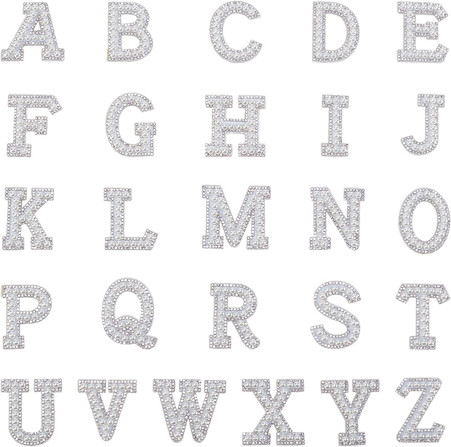 SUPERDANT Roller Skate Rhinestone Iron-On Patch - LOVE Design With Glitter & Pearls For DIY