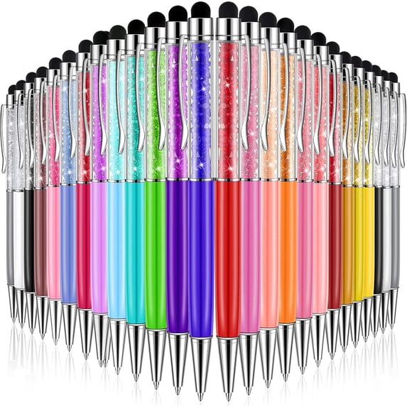 26 Pcs Crystal Stylus Ballpoint Pens for Capacitive Stylus 2-in-1 ...