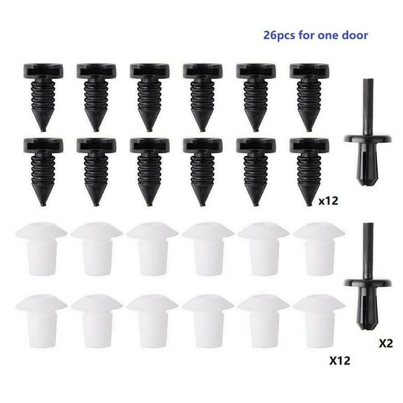 26 Pcs Door Card Trim Clips Panel-Clips Fastener For Land Rover-Defender