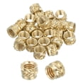thumbnail image 1 of 26 Pcs Threaded Inserts, M4 Brass Heat Set Insert for 3D Printing, M4x5.5x4mm, 1 of 6