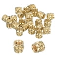 thumbnail image 1 of 26 Pcs Threaded Inserts, M4 Brass Heat Set Insert for 3D Printing, M4x5.5x5mm, 1 of 6