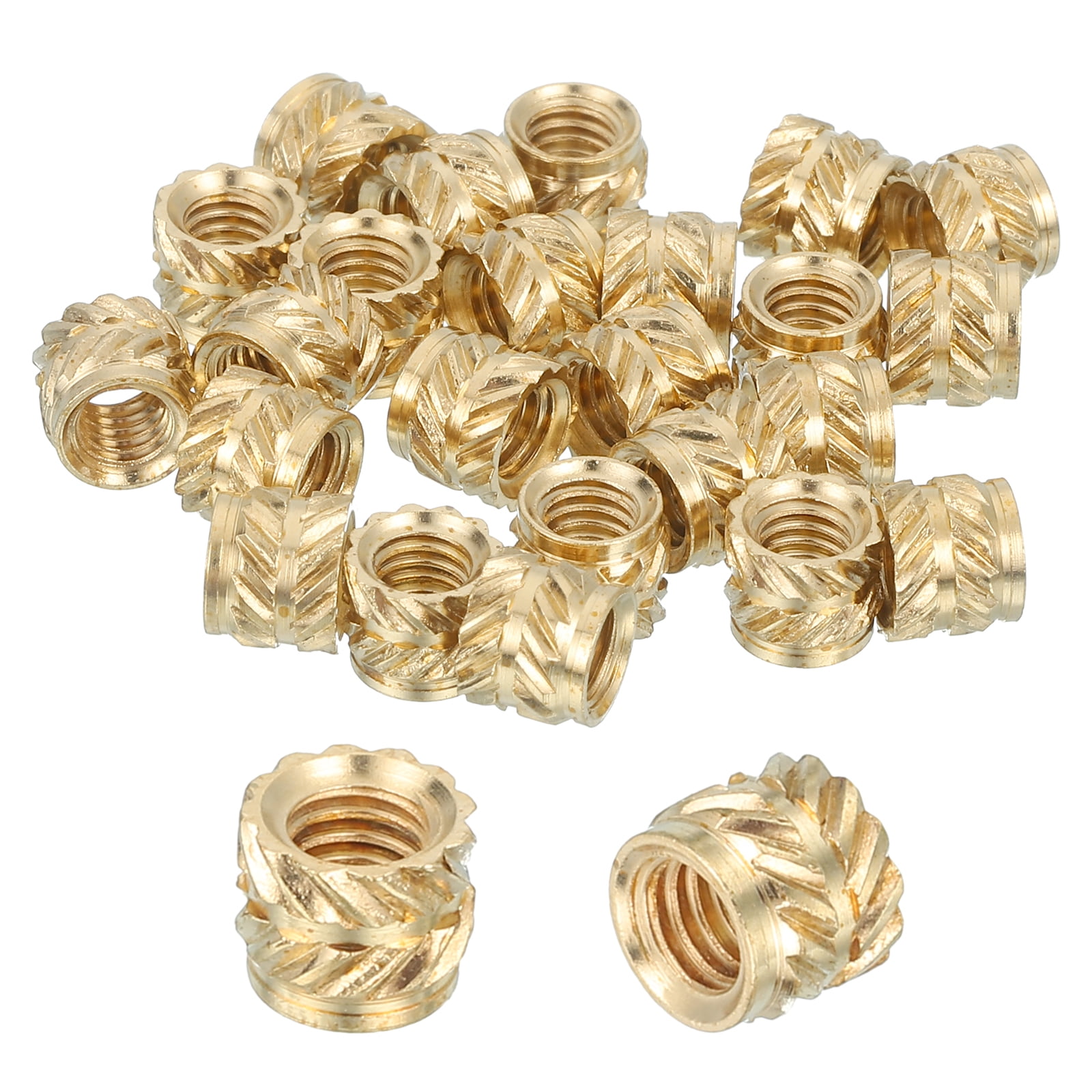 26 Pcs Threaded Inserts, M4 Brass Heat Set Insert for 3D Printing ...