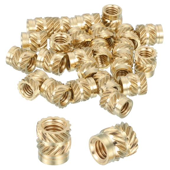 26 Pcs Threaded Inserts, M4 Brass Heat Set Insert for 3D Printing, M4x6x6.5mm