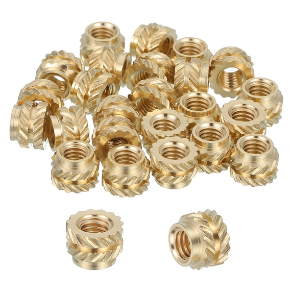 26 Pcs Threaded Inserts, M4 Brass Heat Set Insert for 3D Printing, M4x7x5mm