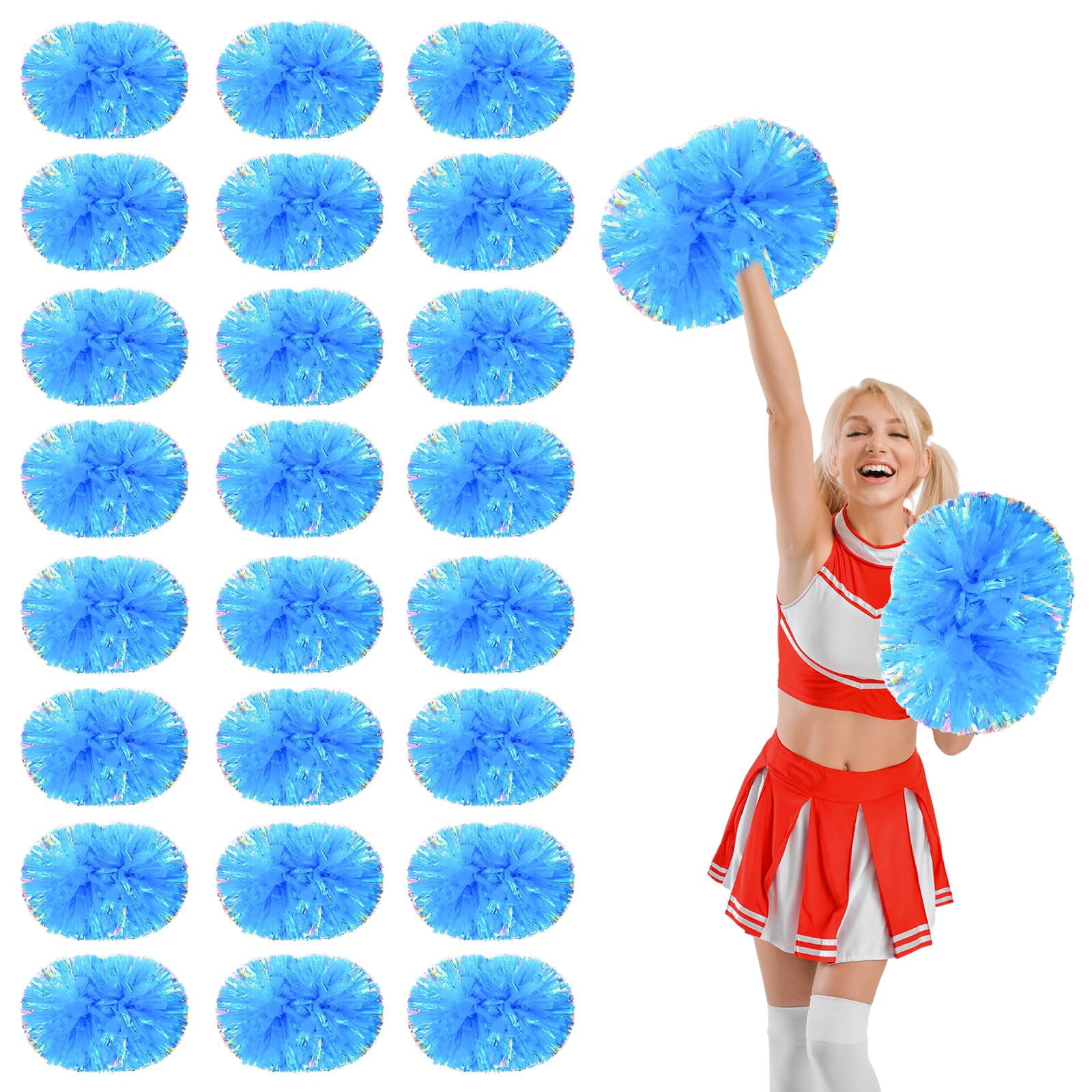 26 Pcscheerleading poms,pom poms Cheerleading with Handle Style Cheer Pom Pomsfor Dance, Matches