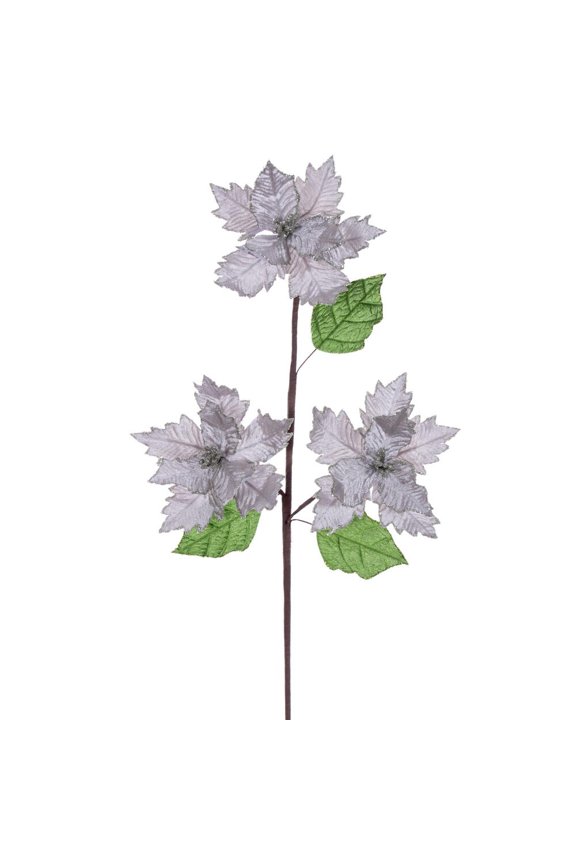 26" Pewter Velvet Trio Razor 6" Flw 3/Bg