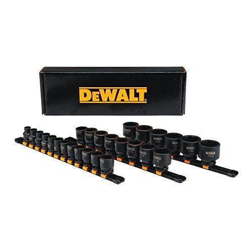 26 Piece 1/2 in Drive Metric Impact Socket Set 6 PT