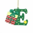 thumbnail image 1 of 26-Piece Christmas Alphabet Ornament Set Uppercase English Letters for Personalized Tree Decor, 1 of 2