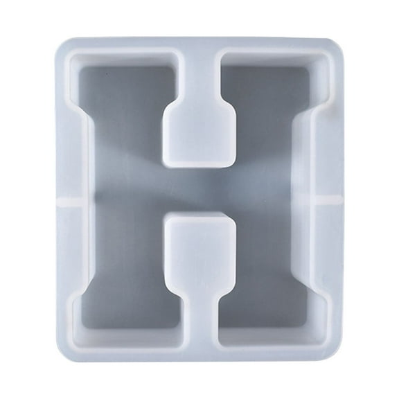 26-Piece Large Alphabet Resin Mold Set – DIY Crystal Gel Letter Molds for Epoxy, Candles & Soap (19x18cm, Reusable) – Wedding/Birthday/Christmas Decorations H