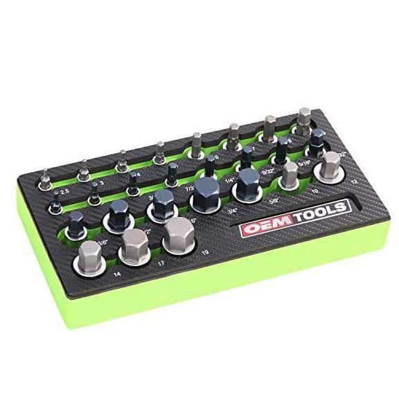 OEMTOOLS Master Alloy Steel Hex Bit Set 26 Piece