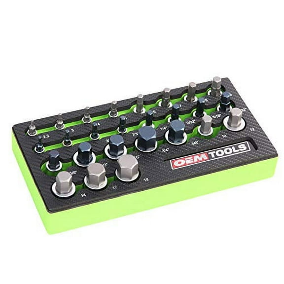 OEMTOOLS Master Alloy Steel Hex Bit Set 26 Piece