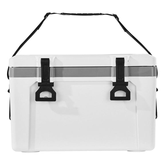 26 QT Portable Cooler, Insulated Hard Cooler with Strap, 38 Can Capacity